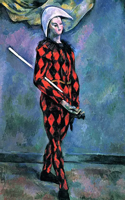 Harlequin (1889-1890) Paul Cezanne